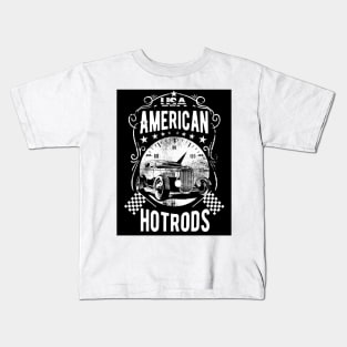 USA - American Hot Rods Kids T-Shirt